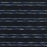 Blue Horizontal-Stripe Milk Silk Knit, Polyester