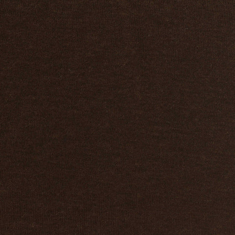 Tencel Lyocell Wool Stretch Rib Knit Fabric, 210 gsm, 160 cm — Brown