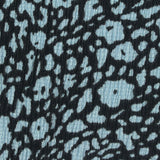 Light Blue Animal Print Crepe, Polyester