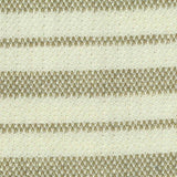 Cream Horizontal-Stripe Chunky Knit, Poly-Cotton — texture