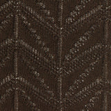 Dark Brown Diamond Pointelle Knit, Spandex