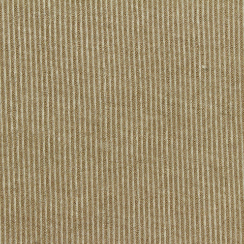 Tan Stripe Rib Knit, Cotton-Poly