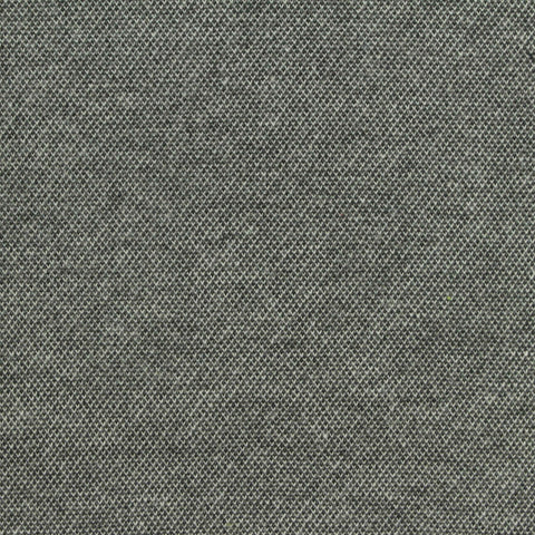 Dark Grey Marl Interlock Knit, Poly-Cotton, 280 gsm