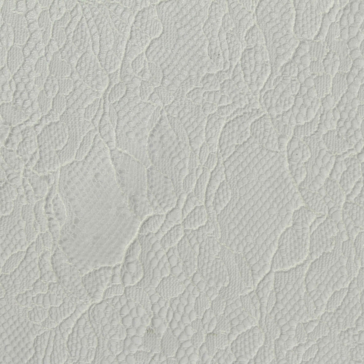 100% Nylon Lace Fabric, 50 gsm, 150 cm — White