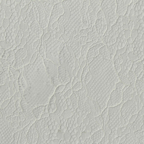 100% Nylon Lace Fabric, 50 gsm, 150 cm — White