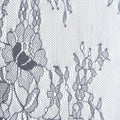 100% Nylon Lace Fabric, 50 gsm, 150 cm — Grey