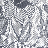 100% Nylon Lace Fabric, 50 gsm, 150 cm — Grey — texture