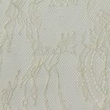 100% Nylon Lace Fabric, 40 gsm, 150 cm — Beige
