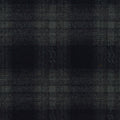 Dark Grey Tone-on-Tone Plaid Woven, Poly-Viscose