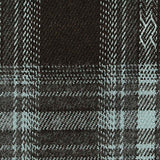 Dark Brown Plaid Woven, Poly-Viscose, 285 gsm, 150 cm, ref EF-265148 — texture