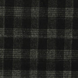 Dark Grey Check Woven, Poly-Viscose