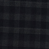 Dark Grey Tone-on-Tone Check Woven, Poly-Viscose