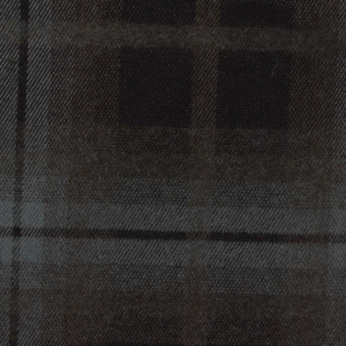 Dark Grey Plaid Woven, Poly-Viscose, 285 gsm, 150 cm, ref EF-265168