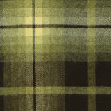 Olive Plaid Woven, Poly-Viscose
