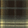 Dark Brown Plaid Woven, Poly-Viscose, 285 gsm, 150 cm, ref EF-265170