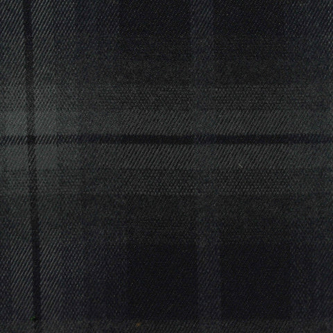 Navy Tone-on-Tone Plaid Woven, Poly-Viscose