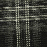 Dark Grey Plaid Woven, Poly-Viscose — texture