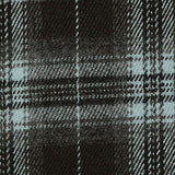 Dark Grey Plaid Woven, Poly-Viscose — texture