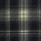 Grey Plaid Woven, Poly-Viscose