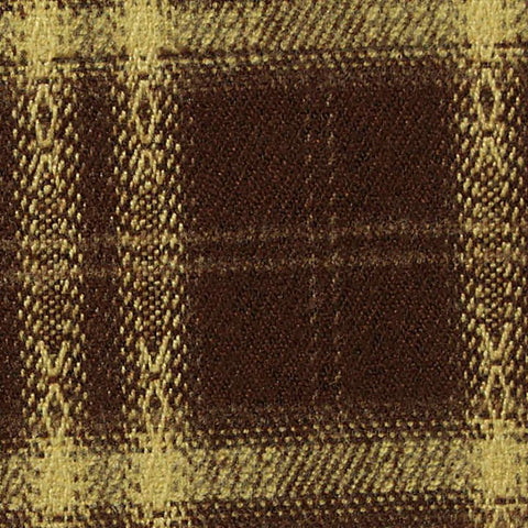 Brown Plaid Woven, Poly-Viscose, 285 gsm, 150 cm, ref EF-265180