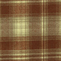 Rust Plaid Woven, Poly-Viscose