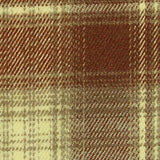 Rust Plaid Woven, Poly-Viscose — texture