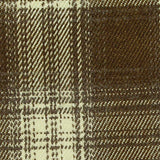 Brown Plaid Woven, Poly-Viscose, 290 gsm, 150 cm, ref EF-265186 — texture