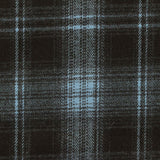 Dark Grey Plaid Woven, Poly-Viscose