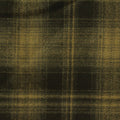 Olive Plaid Woven, Poly-Viscose, 290 gsm