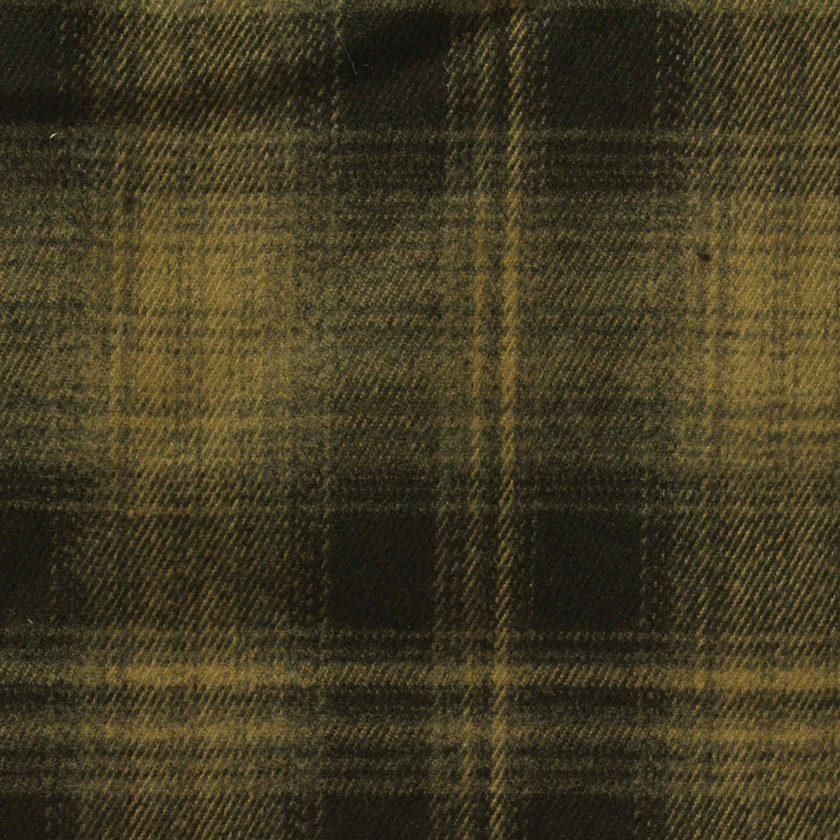 Olive Plaid Woven, Poly-Viscose, 290 gsm