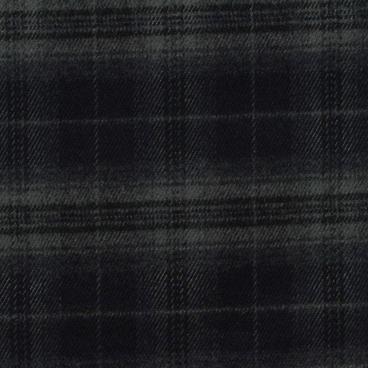 Dark Grey Plaid Woven, Poly-Viscose, 285 gsm, 150 cm, ref EF-265197