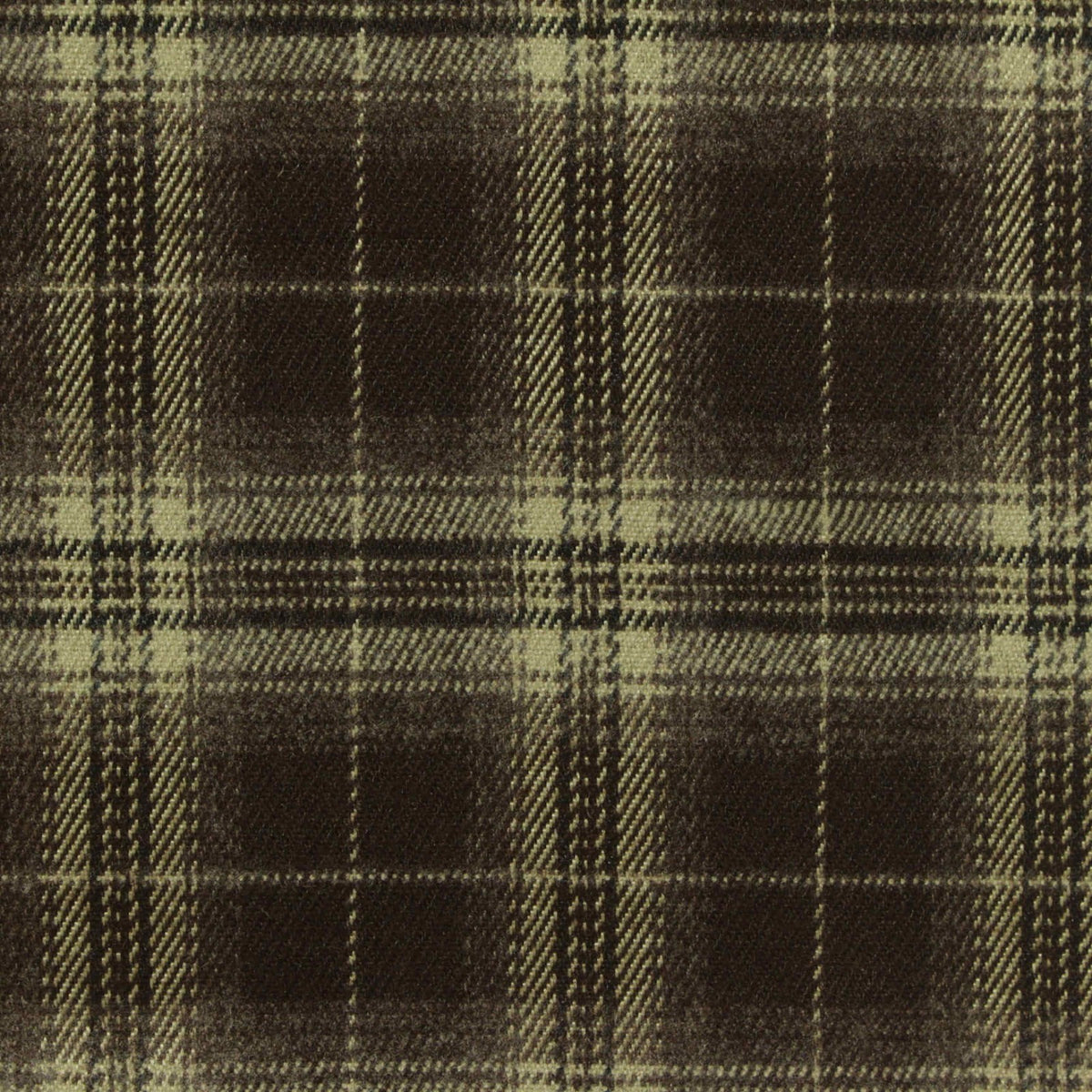 Brown Plaid Woven, Poly-Viscose, 285 gsm, 150 cm, ref EF-265200