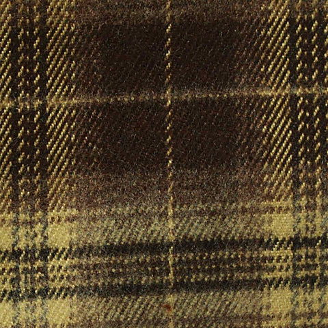 Brown Plaid Woven, Poly-Viscose, 285 gsm, 150 cm, ref EF-265201
