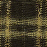 Dark Brown Plaid Woven, Poly-Viscose — texture