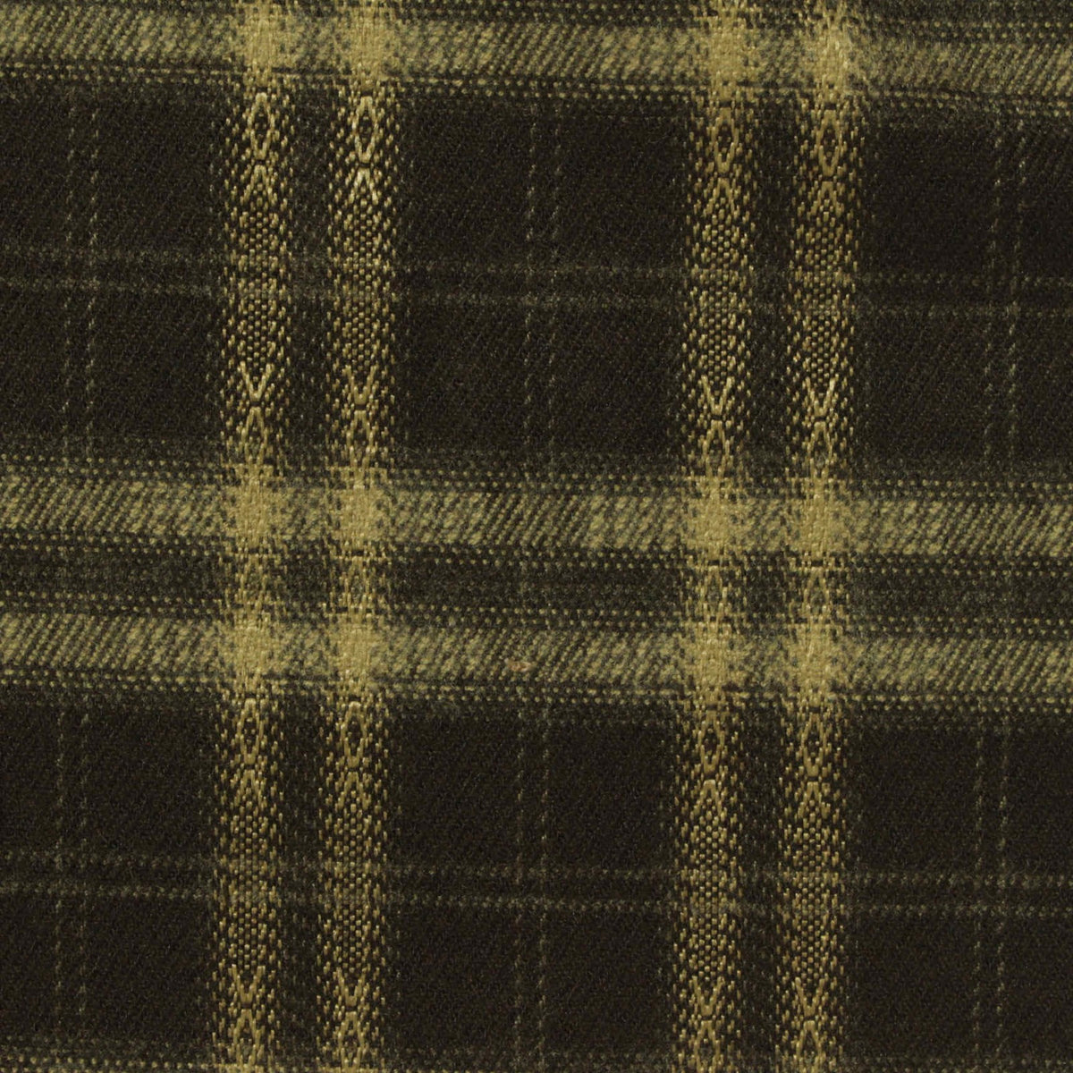 Dark Brown Plaid Woven, Poly-Viscose, 285 gsm, 150 cm, ref EF-265204