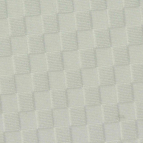 White Tone-on-Tone Square Warp Knit, Nylon-Spandex