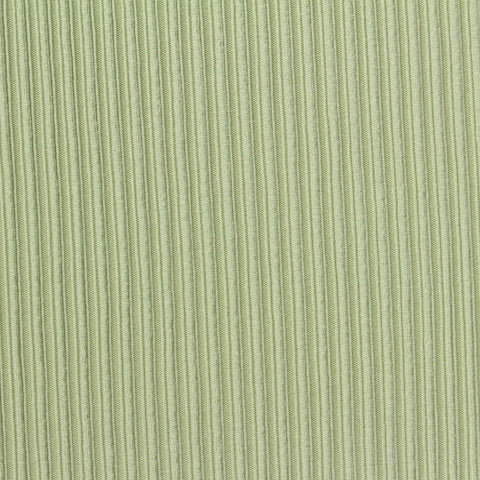 Polyester Stretch Rib Knit Fabric, 230 gsm, 165 cm — Green