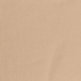 Polyester Stretch Rib Knit Fabric, 210 gsm, 165 cm — Beige