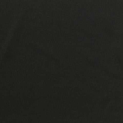 Polyester Stretch Jersey Knit Fabric, 180 gsm, 160 cm — Black