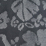Black Floral Lace, Nylon-Spandex — texture