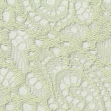 Light Green Floral Lace, Cotton-Nylon — texture