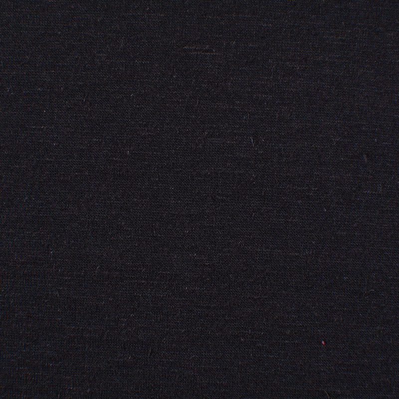 100% Polyester Jersey Knit Fabric, 180 gsm, 160 cm — Black