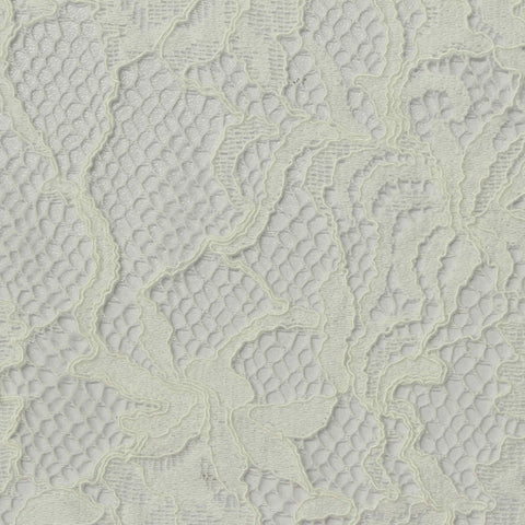 Cream Floral Lace, Cotton-Nylon, 147 gsm
