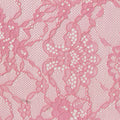 Pink Floral Lace, Nylon, 79 gsm