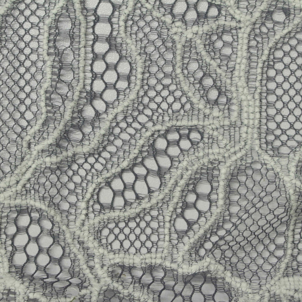 Cotton Nylon Chenille Fabric, 83 gsm, 138 cm — Grey