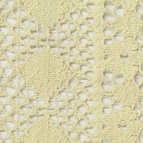 Light Cream Floral Lace, Cotton-Nylon