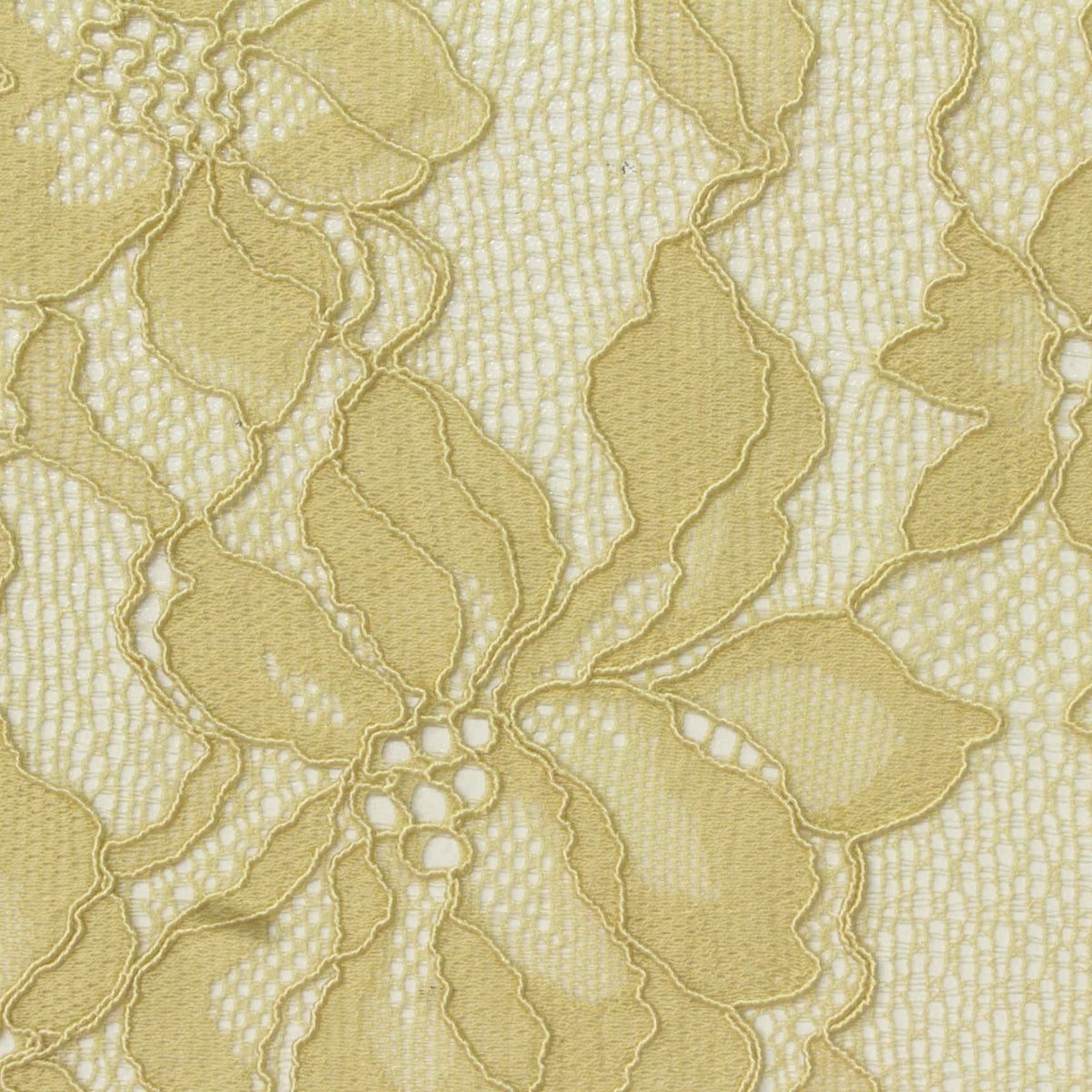 Yellow Floral Lace, Nylon