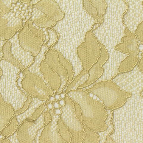 Yellow Floral Lace, Nylon