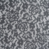 Nylon Stretch Lace Fabric, 118 gsm, 126 cm — Black