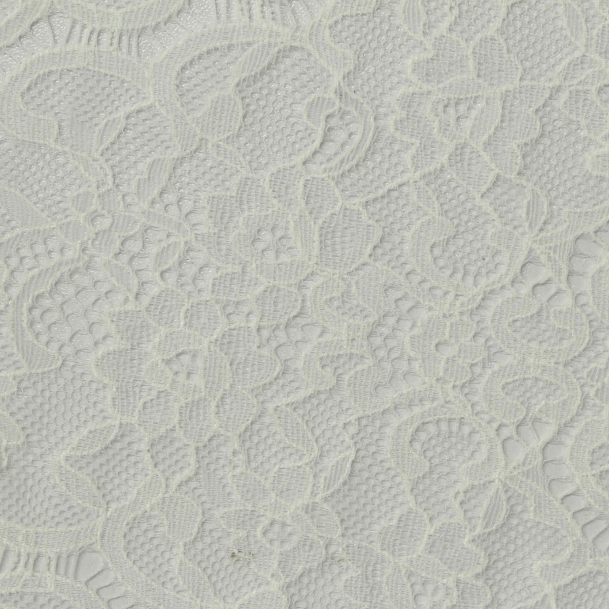 White Floral Lace, Nylon-Spandex